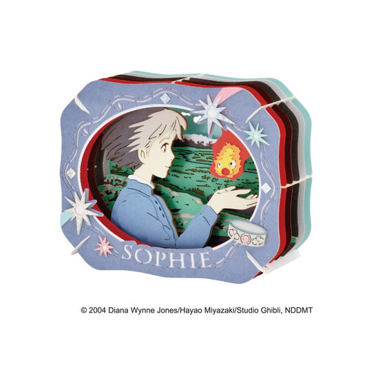 Det levende slot - Sophie & Calcifer - Paper Theater Display