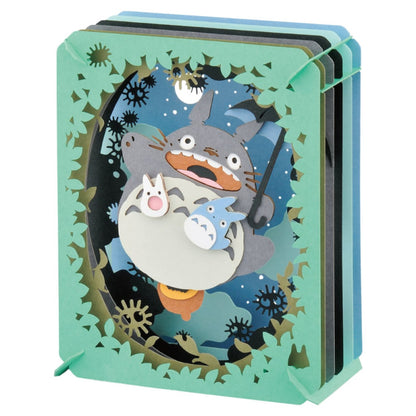 Totoro - Totoro under månen - Paper Theater Display