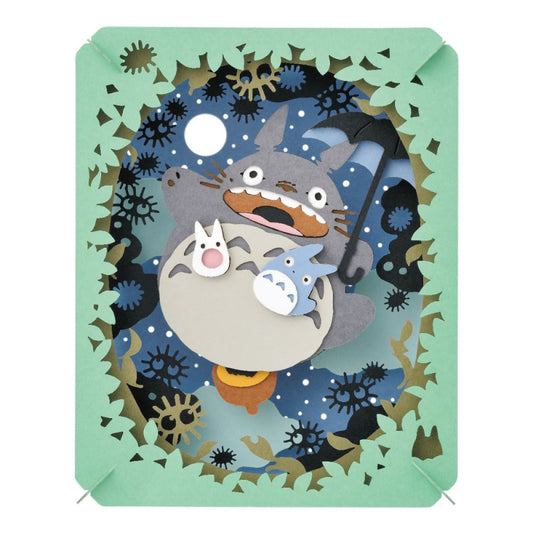 Totoro - Totoro under månen - Paper Theater Display