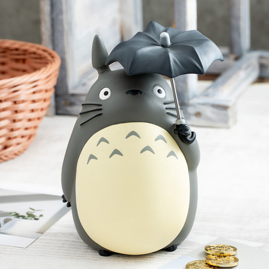 Totoro - Totoro med Parably - Figur Sparegris