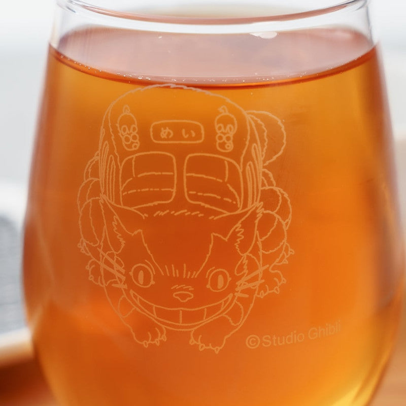 Totoro - Catbus - Graveret Glas