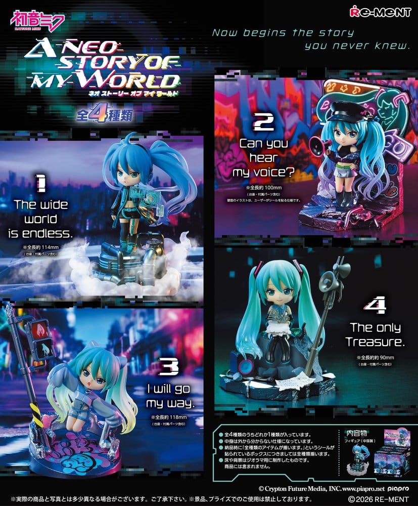 Vocaloid - Hatsune Miku: Neo Story ver. Mini Figur blind box